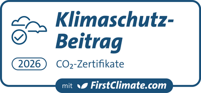 Klimaschutz-Beitrag 2026 über CO2-Zertifikate mit FirstClimate